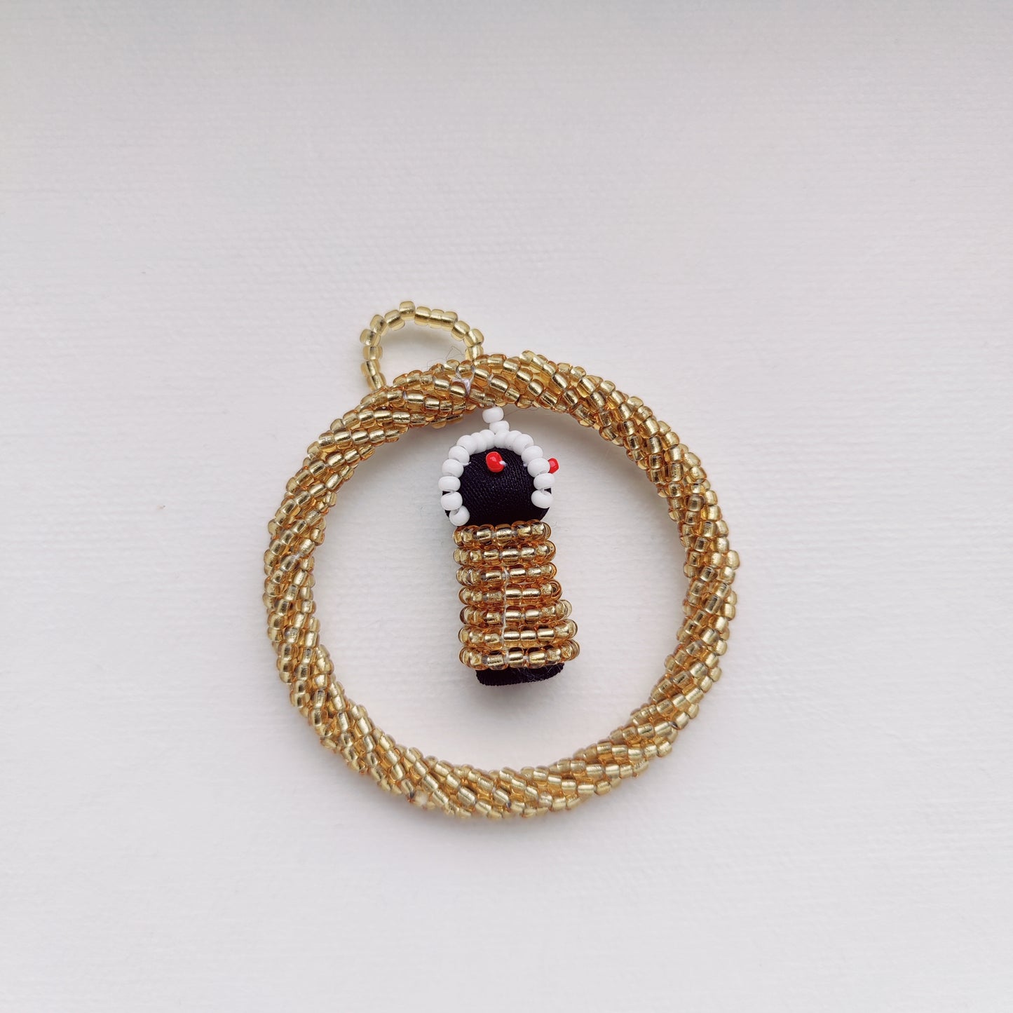 Beaded Christmas Ornaments/ African Christmas Tree Baubles
