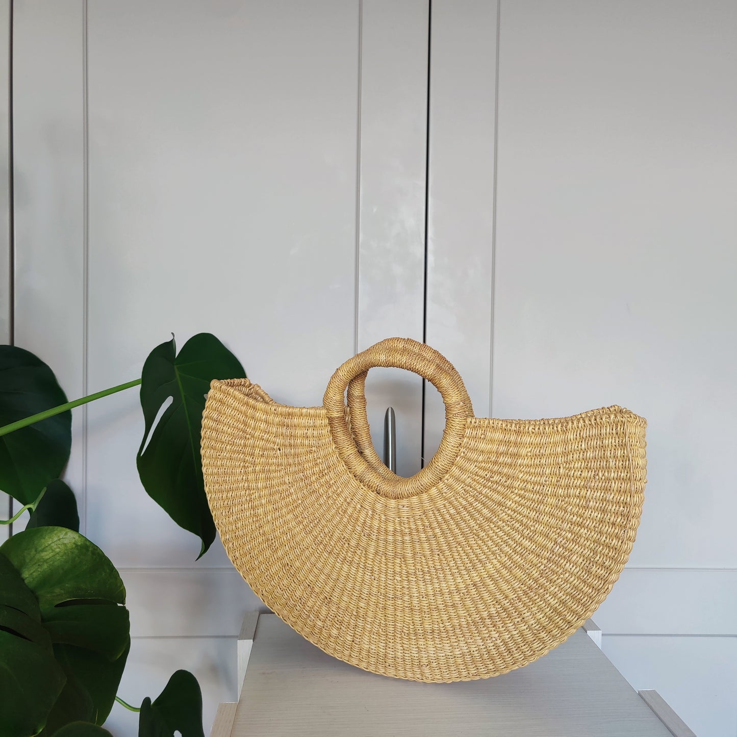 Half Moon Straw bag/Basket Bags
