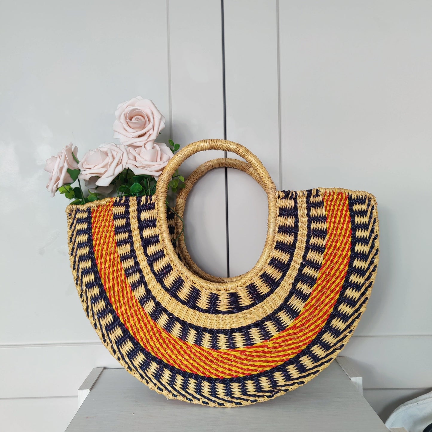 Half Moon Straw bag/Basket Bags