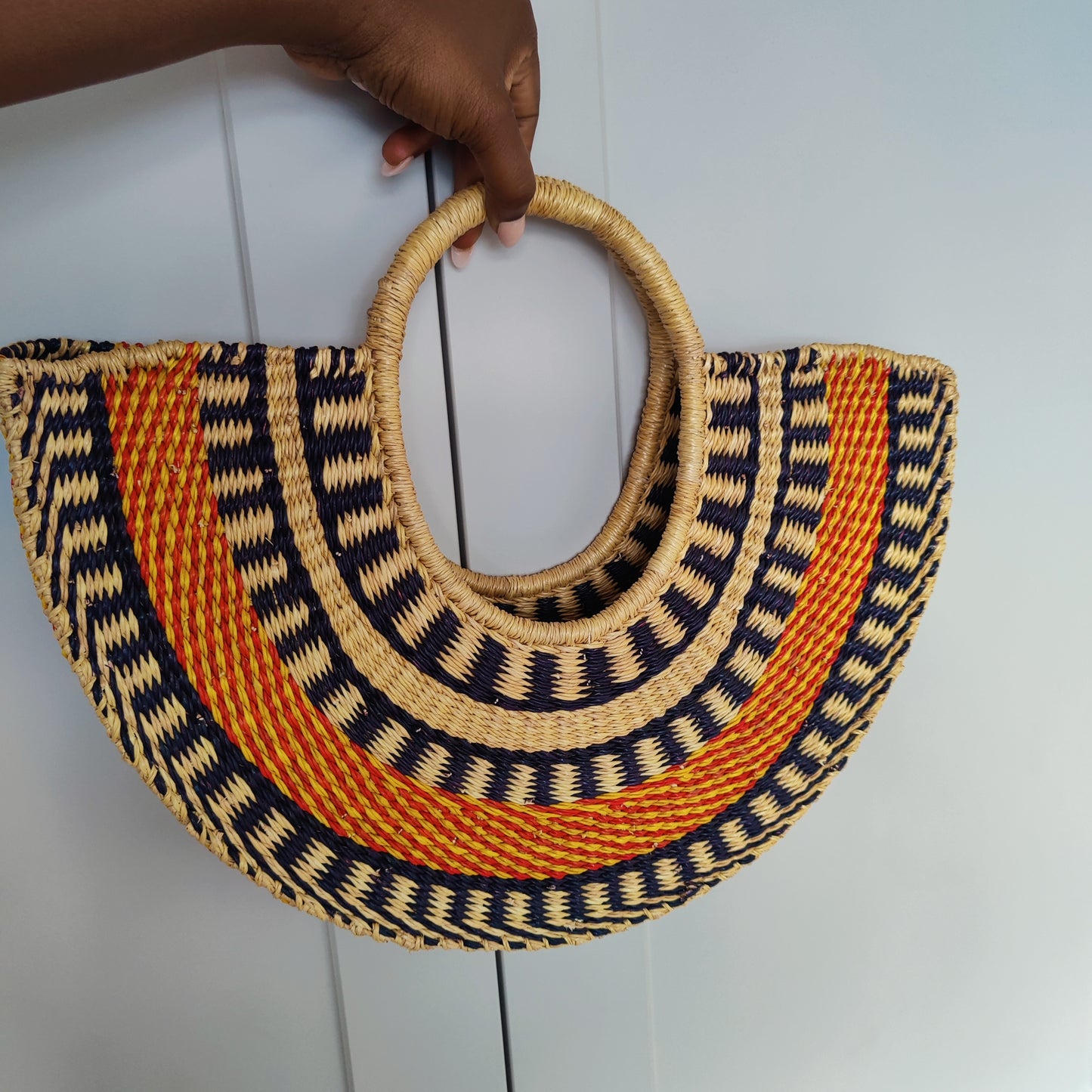 Half Moon Straw bag/Basket Bags