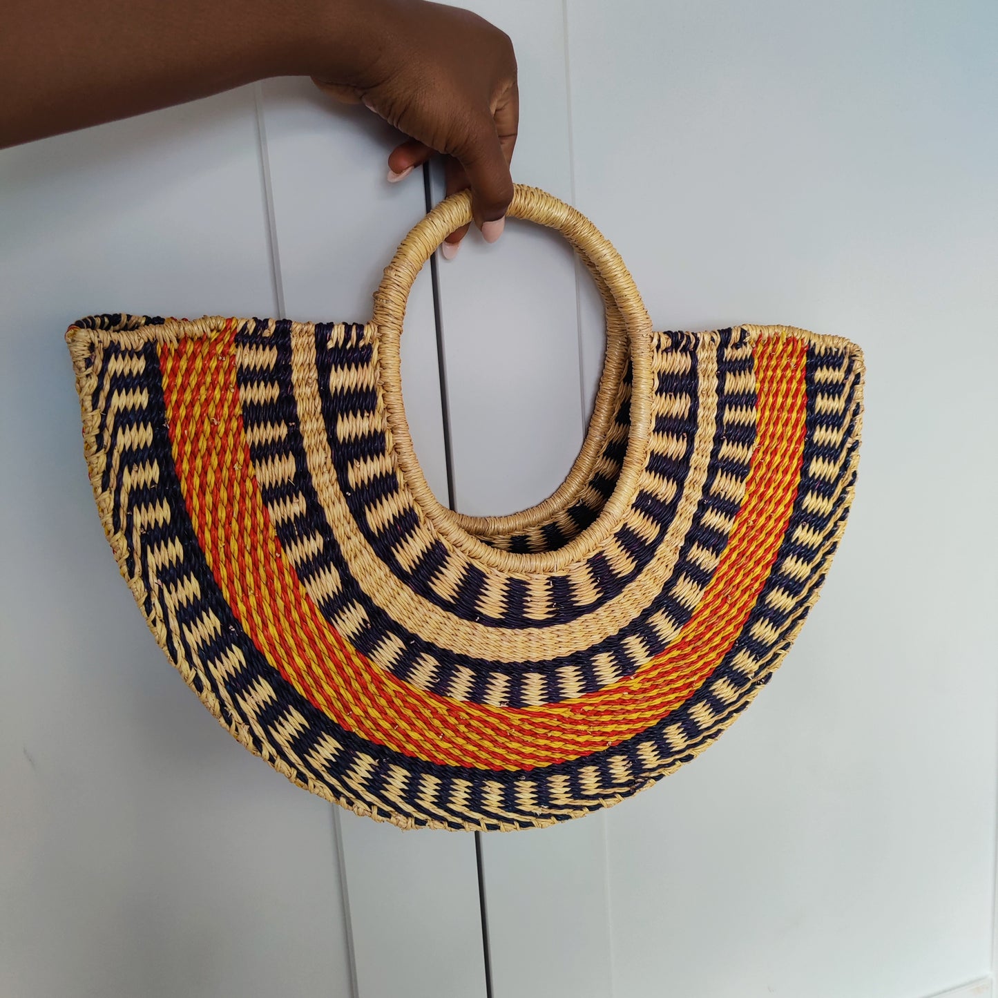 Half Moon Straw bag/Basket Bags