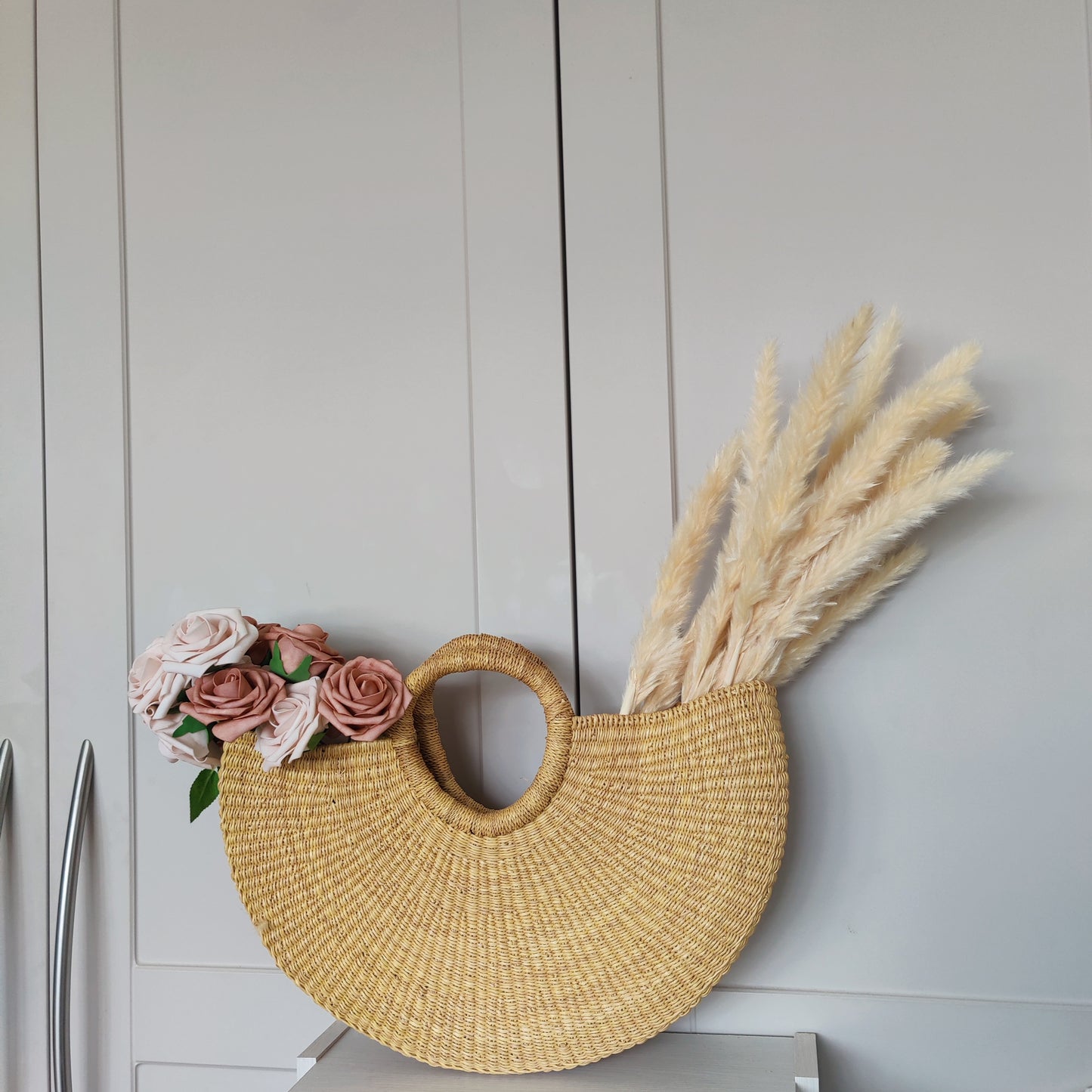 Half Moon Straw bag/Basket Bags