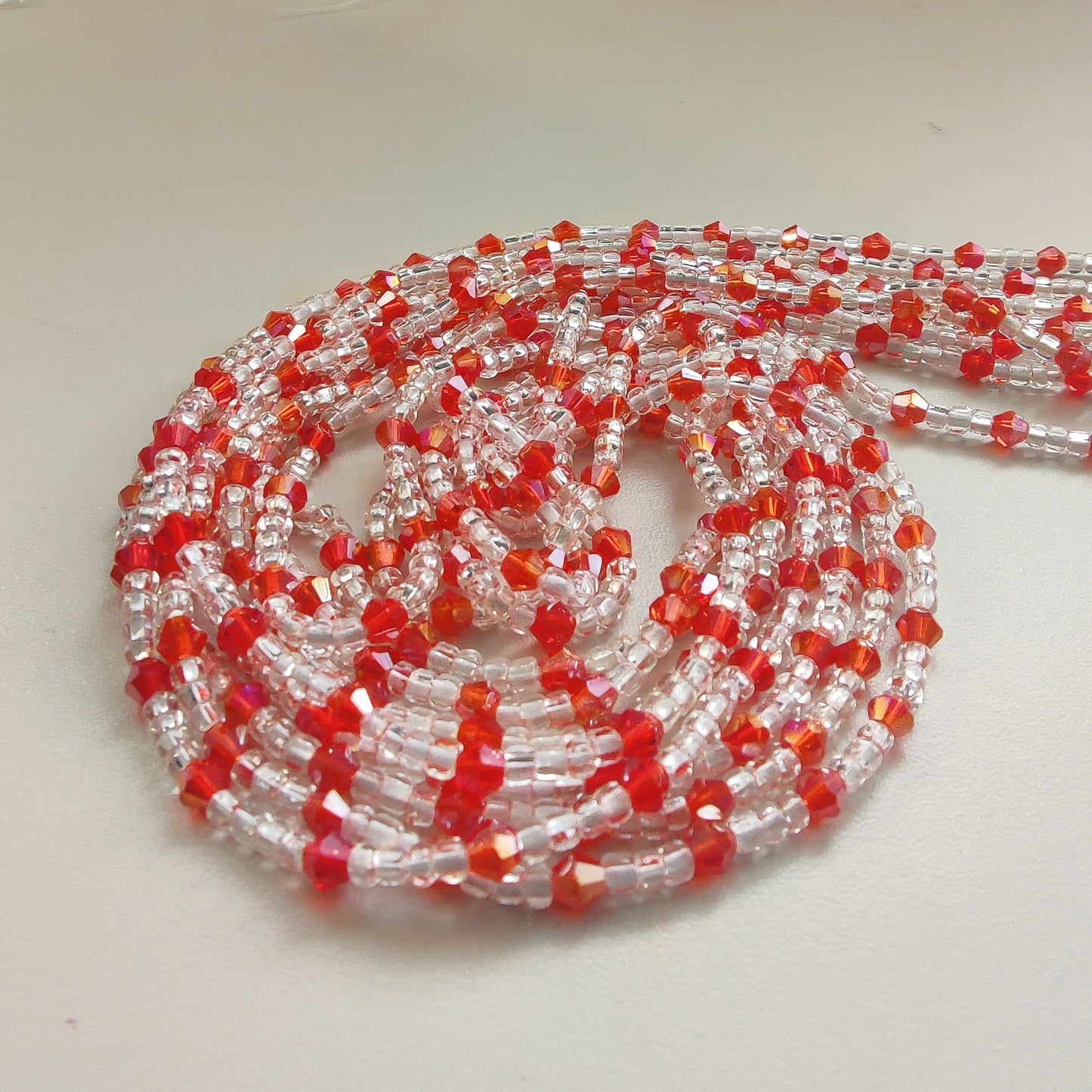 Waist Beads| Belly Chain Weight control African beads|belly beads| | Weight Tracker Beads| Plus Size/ tie on