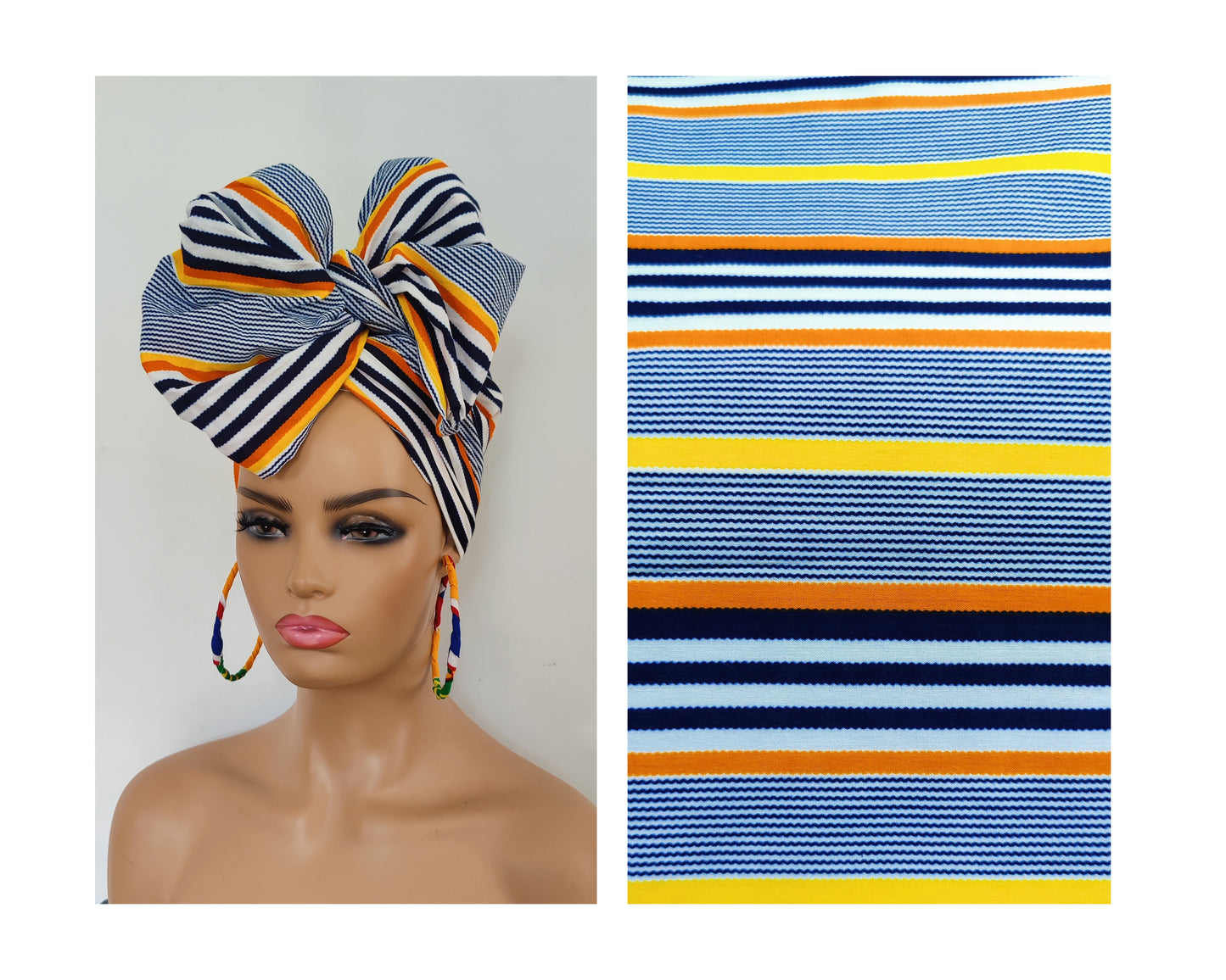 Ankara Print Headwrap, African Print Headwrap,