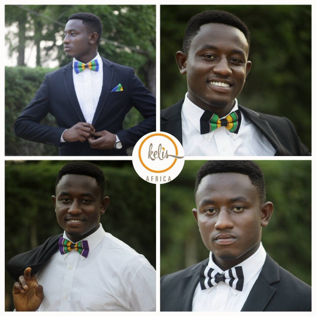 Men's Kente Bow Tie/African Bow Ties/ African Bowtie