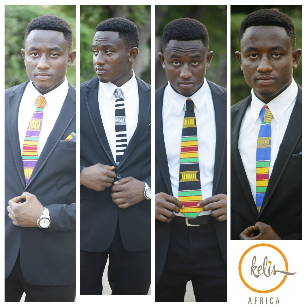 Mens Kente-Tie/ Unisex Kente Necktie Ankara Father's Day Gift, African Gift For Men, Ankara Men's Necktie,African Neck Tie, Ankara Men