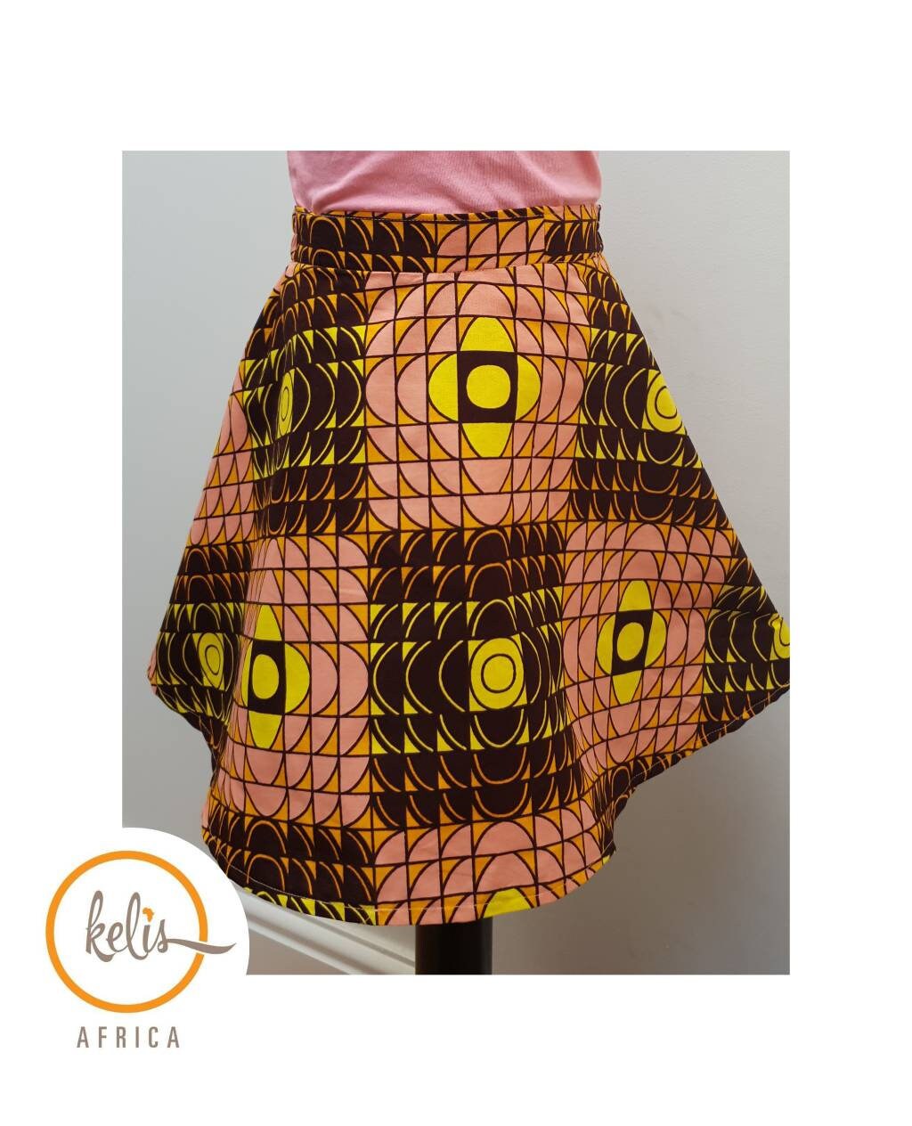 Little Girls African Print Skirt /Toddler Skirt/ Ankara Girls Skirt/ Hills