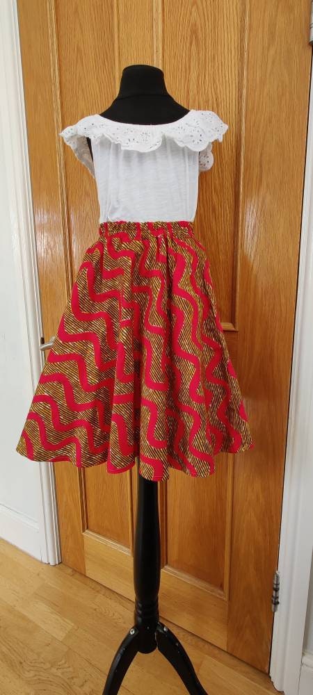 Little Girls African Print Skirt /Toddler Skirt/ Ankara Girls Skirt/ Kasoa