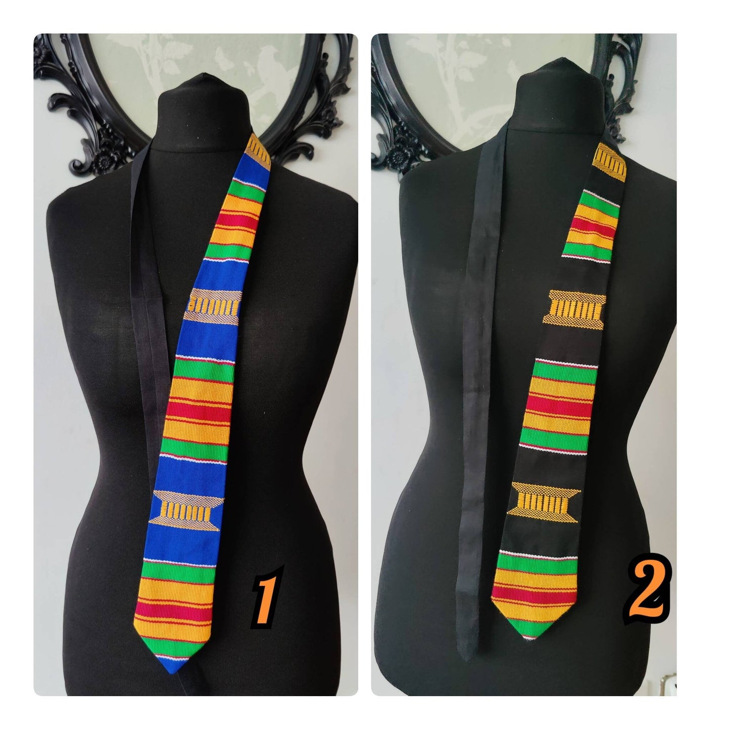 Mens Kente-Tie/ Unisex Kente Necktie Ankara Father's Day Gift, African Gift For Men, Ankara Men's Necktie,African Neck Tie, Ankara Men