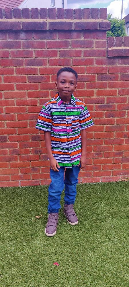 Little Boys Shirt, Ankara Children's Shirt, Handmade African Print Clothes, Short Sleeve Shirt, Party Shirt, Toddler Shirt, Bamboo