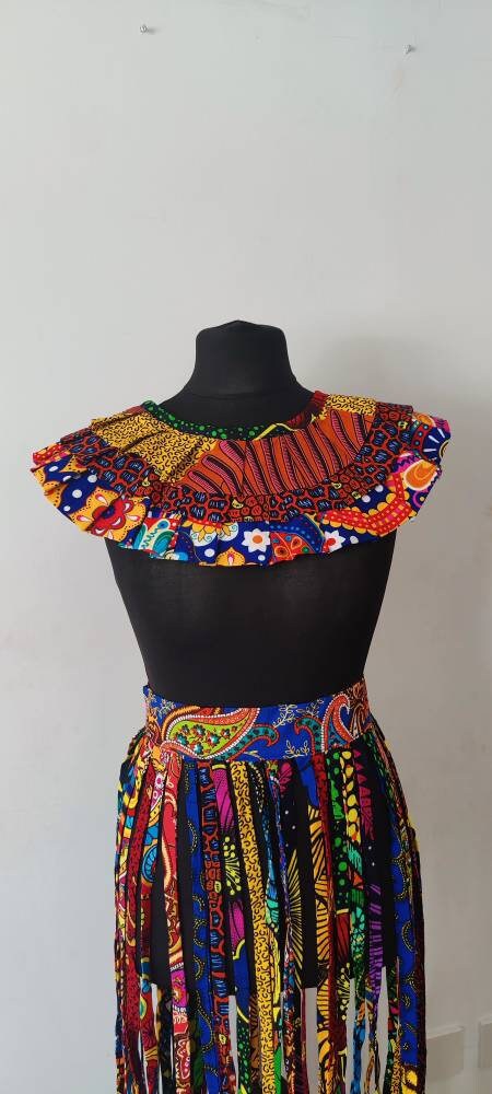 Ankara  Print Cape