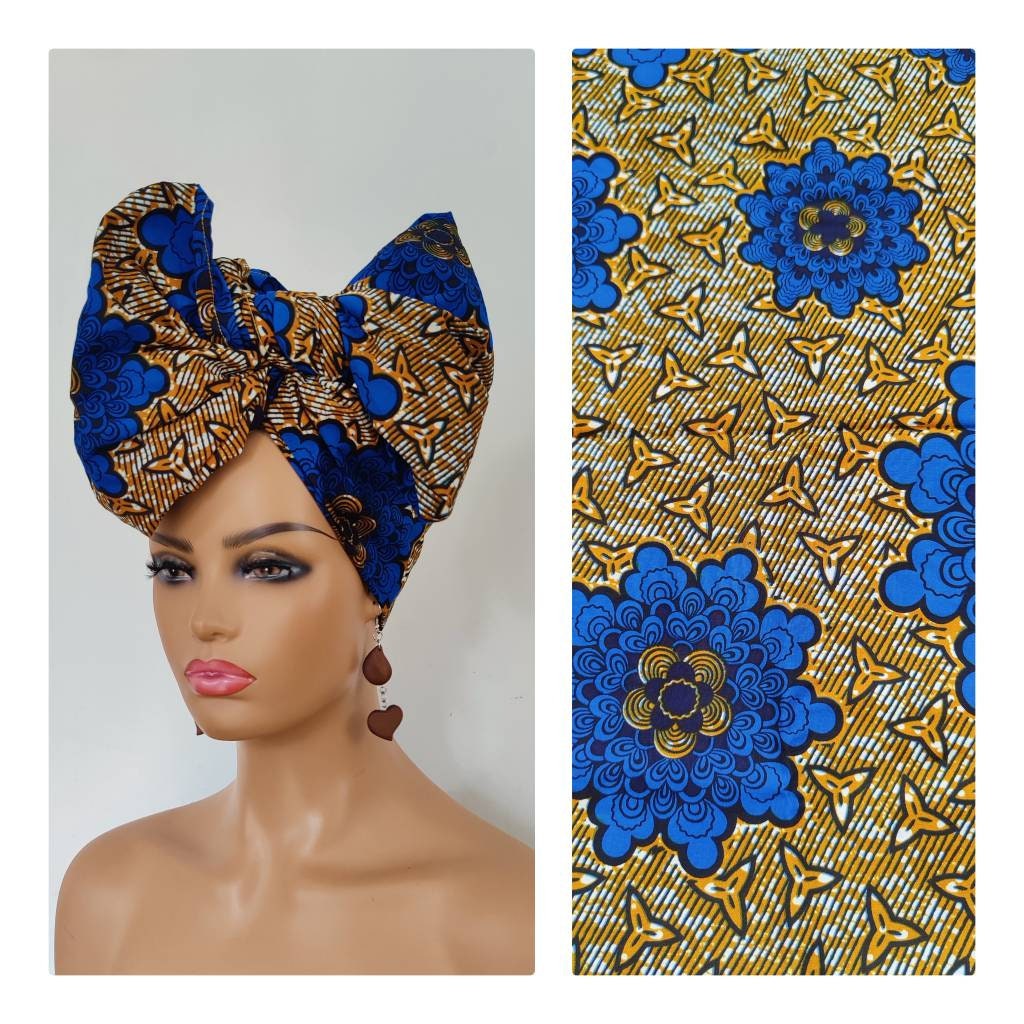 Ankara Print Headwrap, African Print Headwrap,