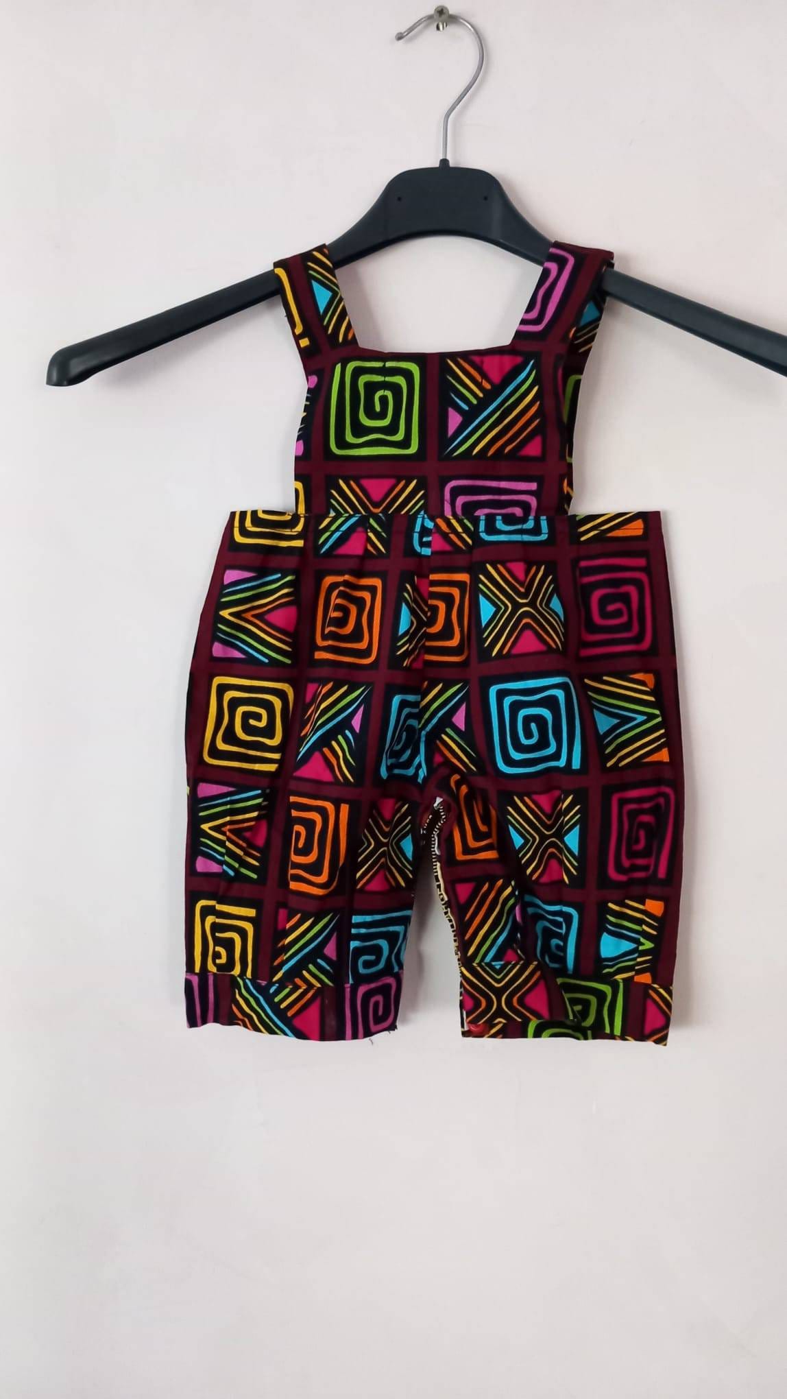 Bodysuits Ankara Baby Romper/African Print Baby  Jumpsuit