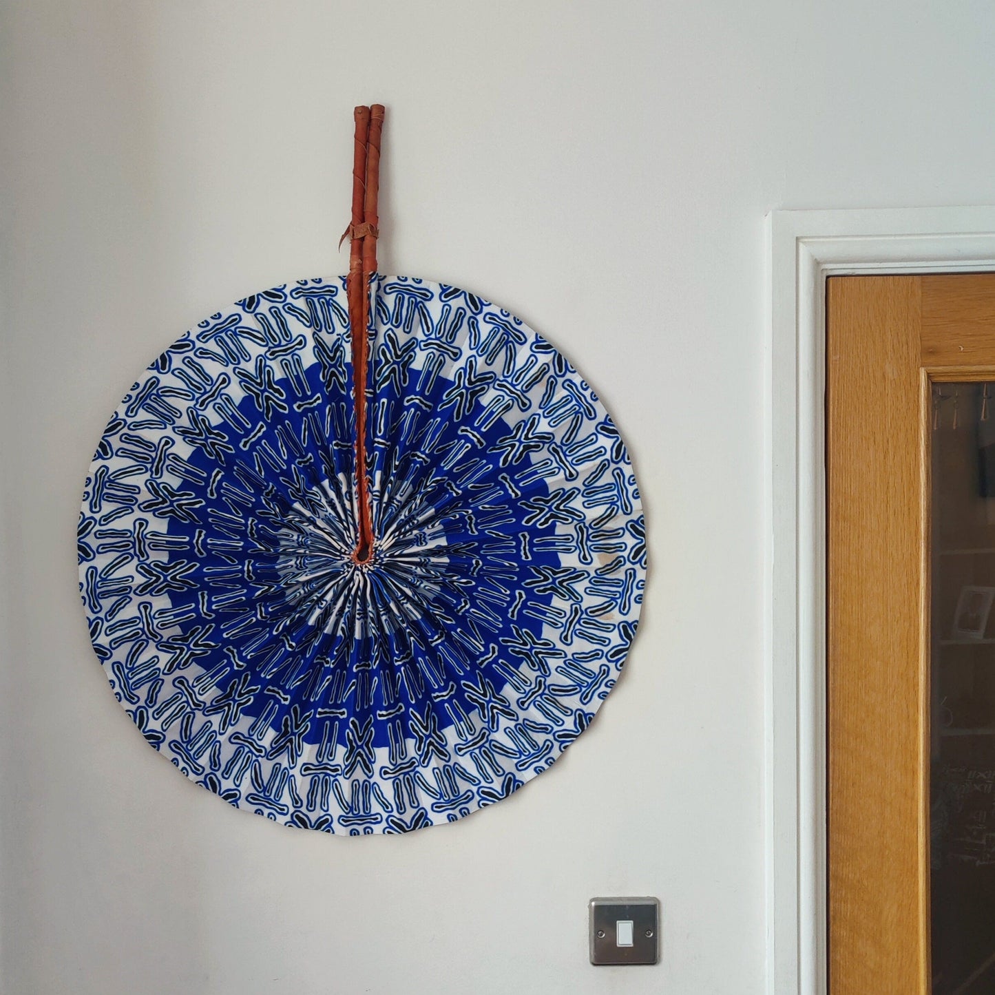 Large Fan For Wall, Boho Large Decorative Fan Oversized Wall Fan,