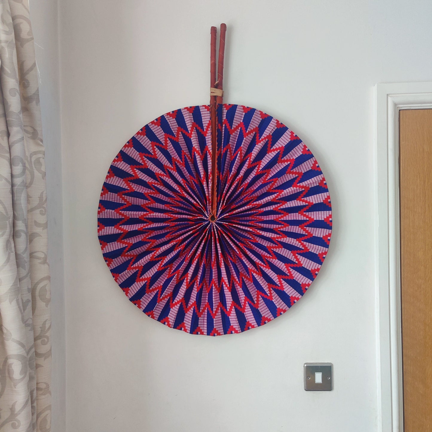Large Fan For Wall, Large Decorative Fan,  Over-sized Wall Fan