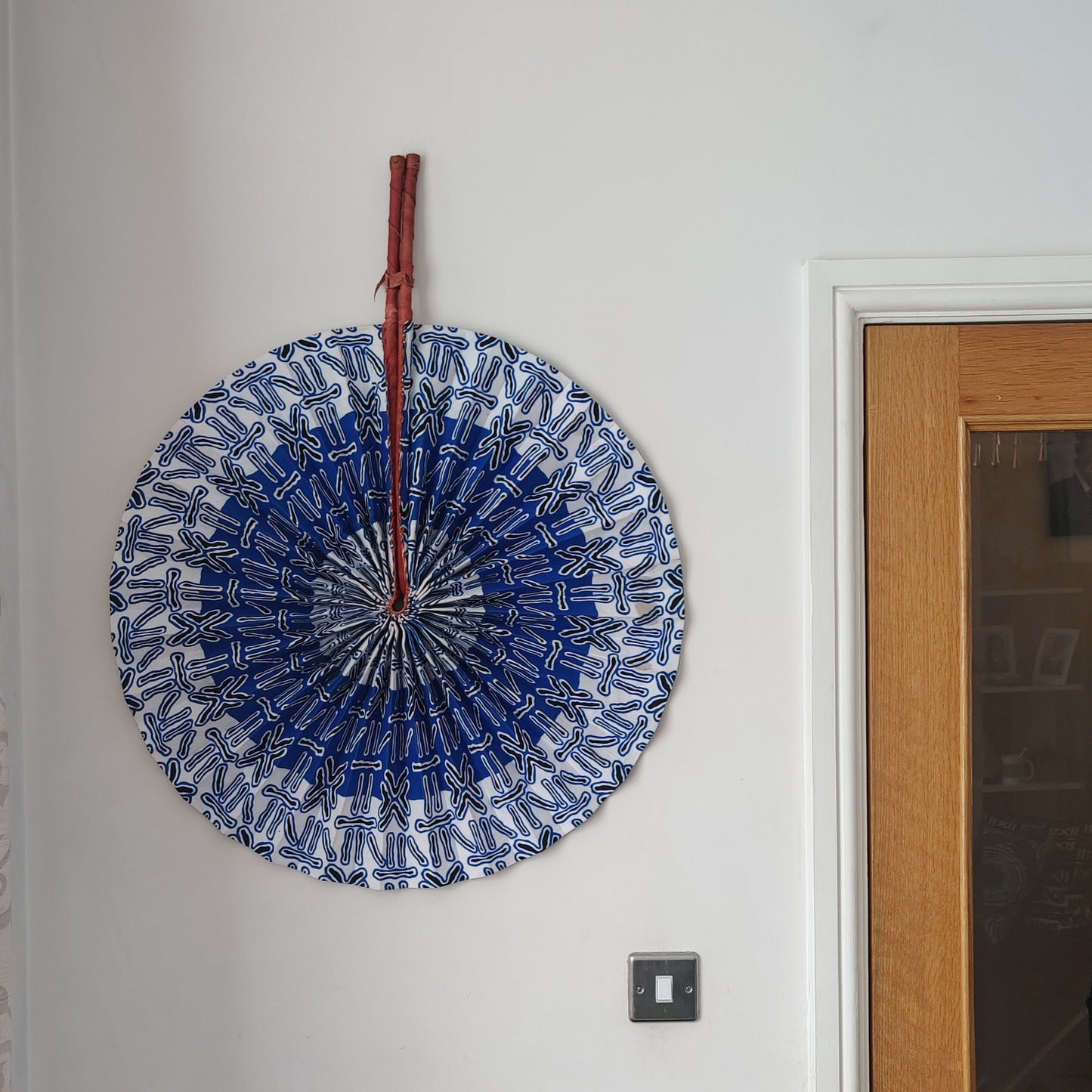 Large Fan For Wall, Boho Large Decorative Fan Oversized Wall Fan,