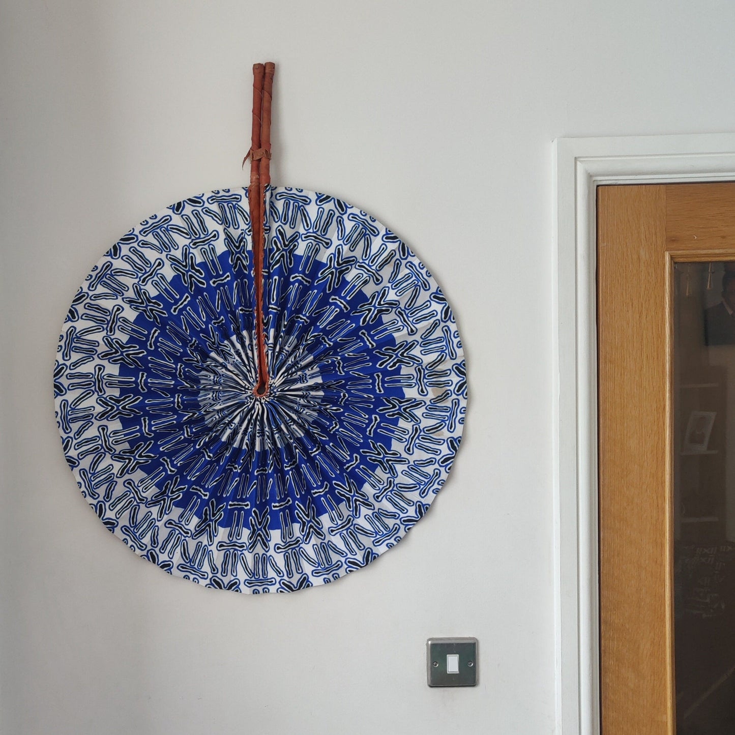 Large Fan For Wall, Boho Large Decorative Fan Oversized Wall Fan,