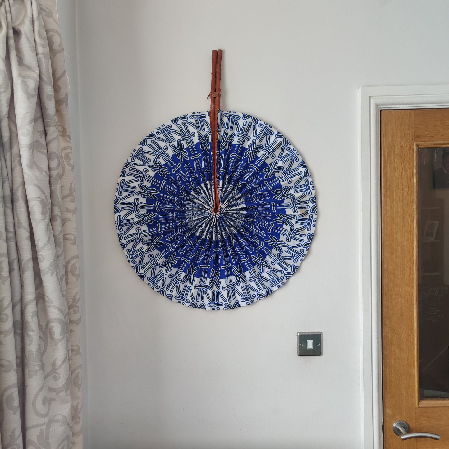 Large Fan For Wall, Large Decorative Fan,  Over-sized Wall Fan