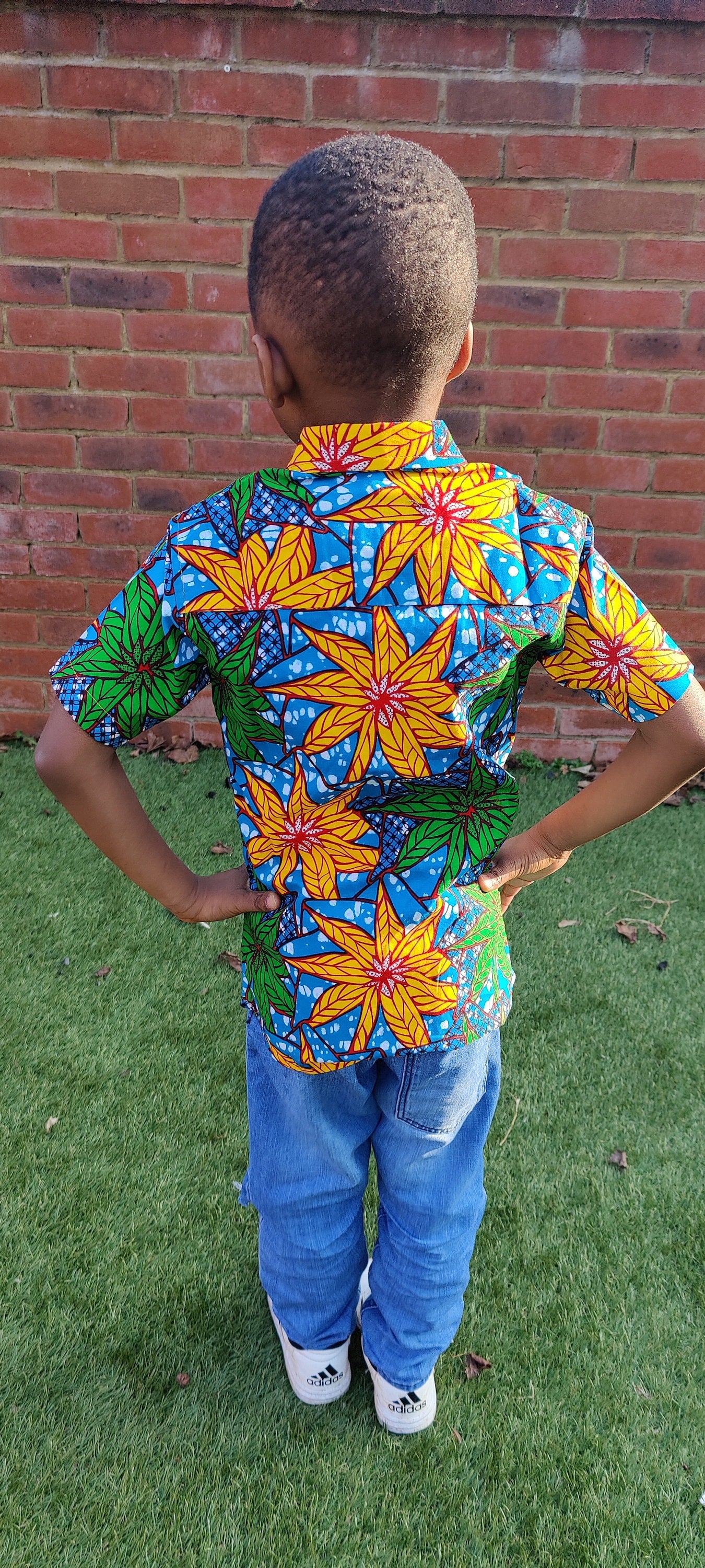 Boys African Print Shirt / Lagos