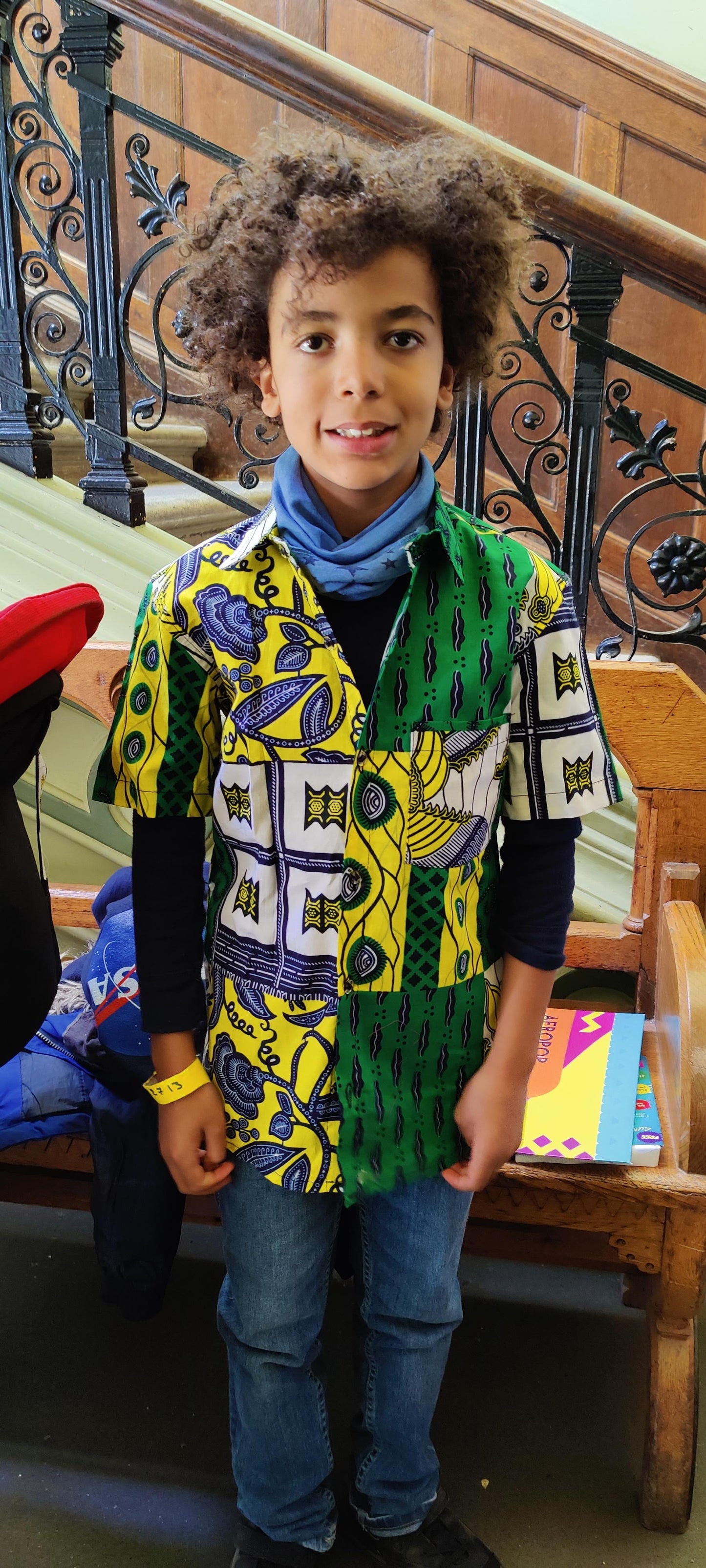 Boys African Print Shirt / 3-4 year old (Copy)