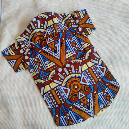 African Print Boys Shirt/ Zulu