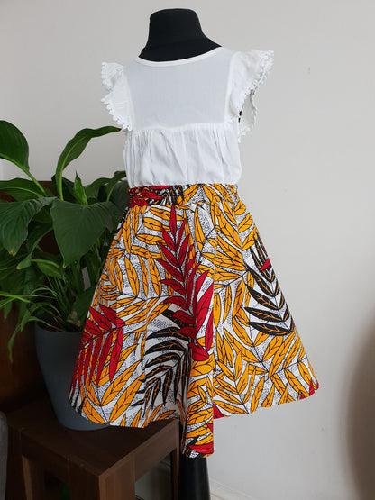Little Girls African Print Skirt /Toddler Skirt/ Ankara Girls Skirt/ Kingston
