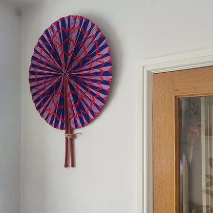 Large Fan For Wall, Boho Large Decorative Fan Oversized Wall Fan,