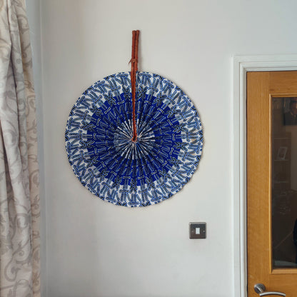 Large Fan For Wall, Large Decorative Fan,  Over-sized Wall Fan