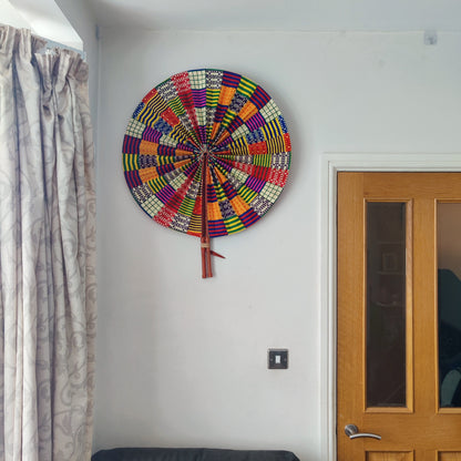 Large Fan For Wall, Large Decorative Fan,  Over-sized Wall Fan